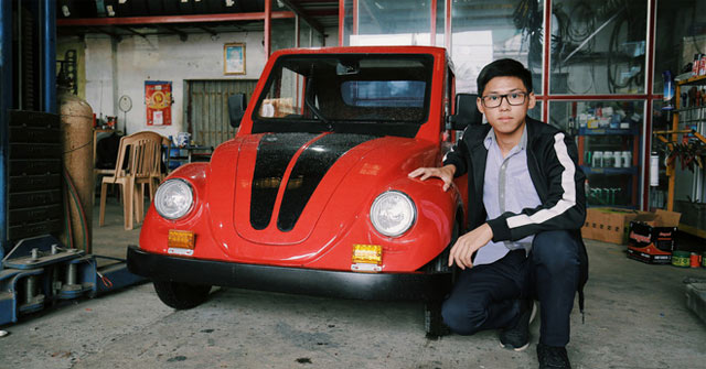 The 11th-grade Student Made His Own Solar-powered Electric Car