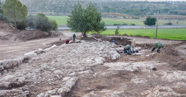 The 2000-year-old Road Was Excavated at Bet Shemesh