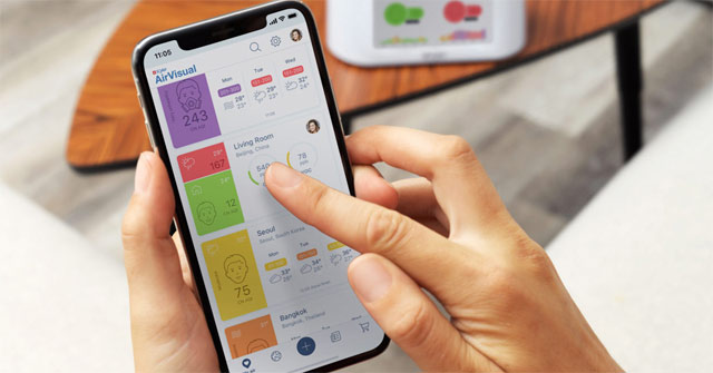 The Airvisual Air Quality Measurement Application Disappears from