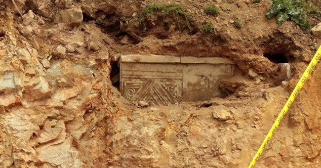 The Ancient Sarcophagus Was Discovered During Road Construction in Tuzla, Istanbul