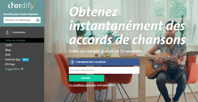 The Application Automatically Finds Song Chords and YouTube Videos