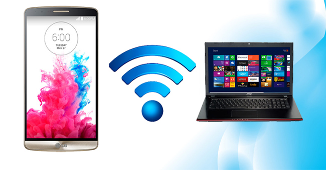 The Application to Transfer Data via Wi-Fi on Android Professionally