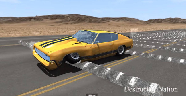 The Catastrophic Outcome of the Cars Rushed Through 100 Speed Humps