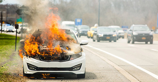 The Cause of Cars Burning and Timely Handling