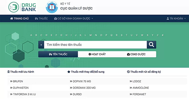 The First Drug Data Bank in Vietnam, Helping People Look up