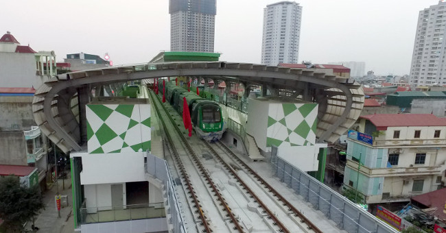 The First Train and Model Station of Cat Linh - Ha Dong Railway