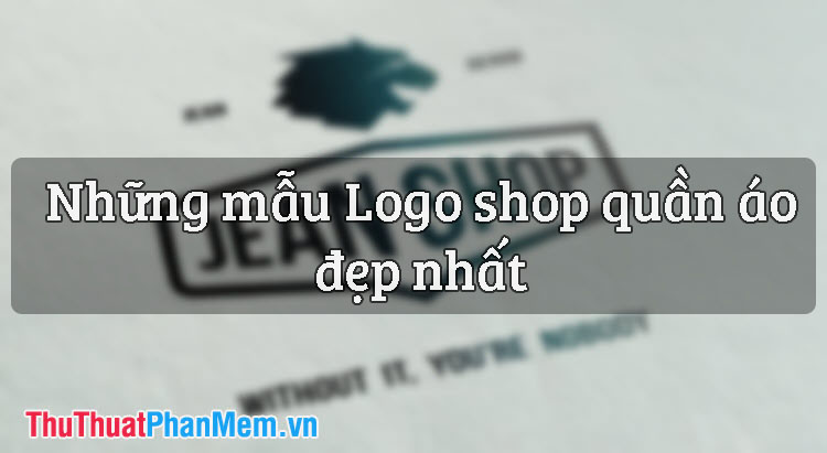 The Most Beautiful Logo Shop Clothing Templates