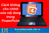The Most Secure Way to Edit Content in PowerPoint