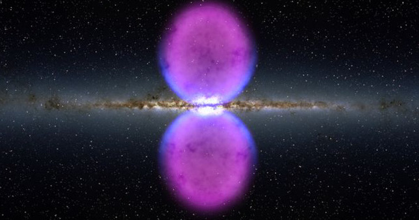 The Mysterious Bubble That Appears in the Center of the Milky Way Galaxy Is