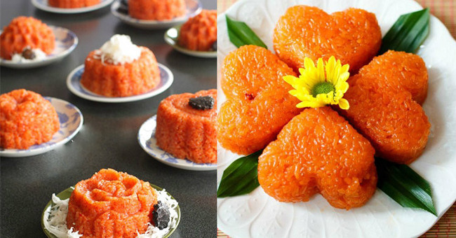 The Secret of Cooking Red Sticky Rice with Gac Fruit for Tet Is
