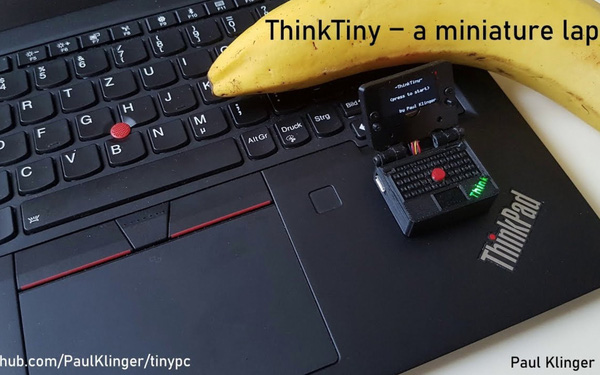 The Tiny 'Laptop', Which Is Just the Size of a Finger, Can Play a