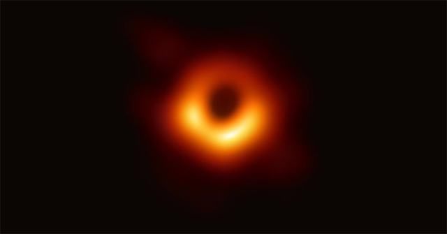 This Is a Photograph of the First Black Hole of Mankind, Located