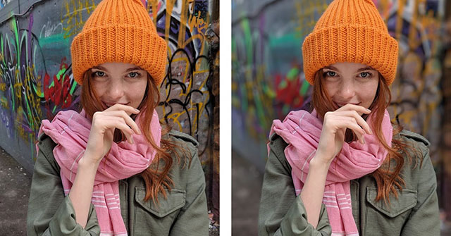 This Is a Portrait Shot That Removes Fonts (Portrait Mode) on Pixel 2 Without Pixel 2