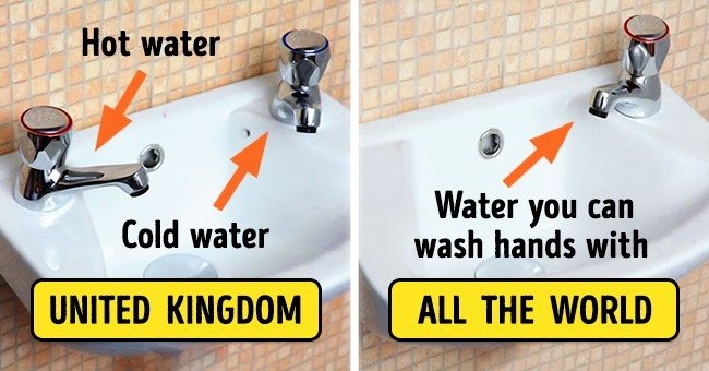This Is Why the UK Washbasin Has 2 Taps