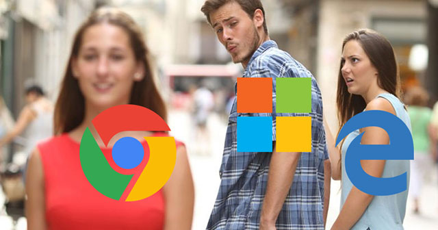 Too Embarrassed, Microsoft Engineers Had to Install Google Chrome in the Middle of the Presentation