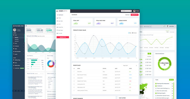 Top 20 Free Bootstrap Template Templates for Admin Dashboard
