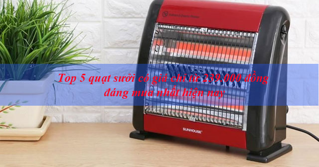 Top Fan Heaters Cost Only VND 239,000 Today