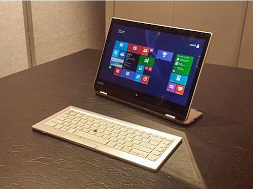 Toshiba Demonstrated a Hybrid Computer with a Removable Keyboard