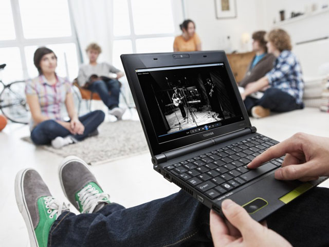 Toshiba Introduced a Netbook That Supports Many Entertainment Features