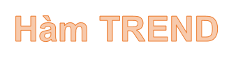TREND - the Function Returns Values in a Linear Trend in Excel