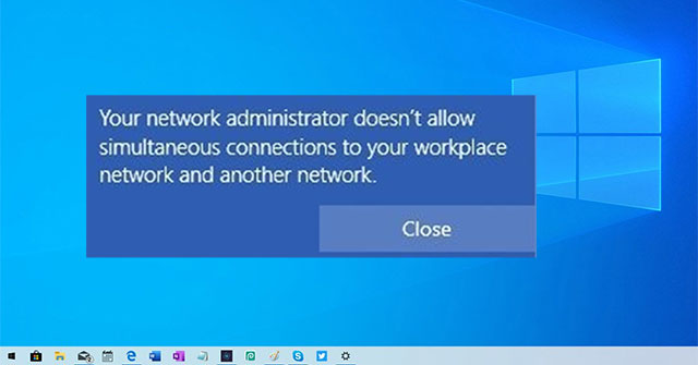 Turn on // Off Concurrent Connections to Both Non-domain Network