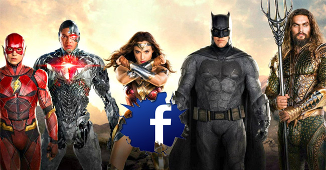 Turn the Justice League Superhero Formation on Facebook, Have You