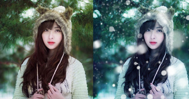 Tutorial to Create a Sparkling Snow Effect Using Photoshop Brush
