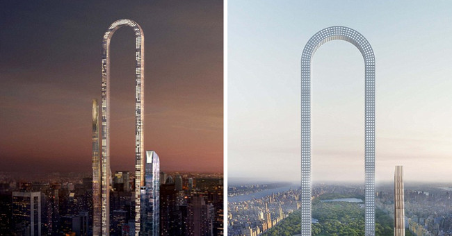 U Big Bend Shaped Skyscraper Breaks Every Record of Height