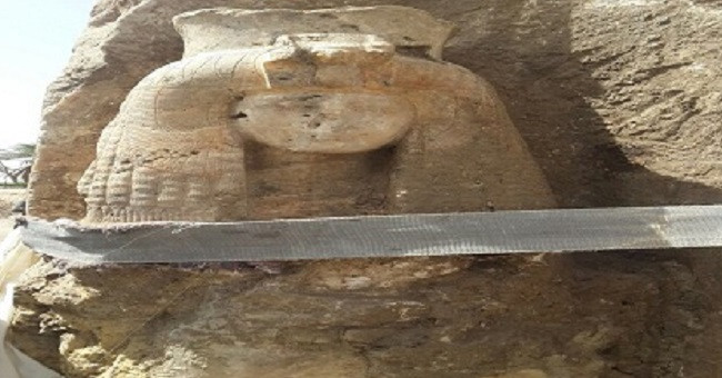 Unexpectedly Excavated the Statue of Tiye Queen in Luxor, Egypt