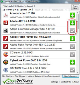 Update the Application with Update Notifier