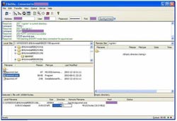 Upload Files Via FTP with Filezilla