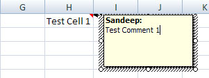 Use Comments Tool in MS Excel