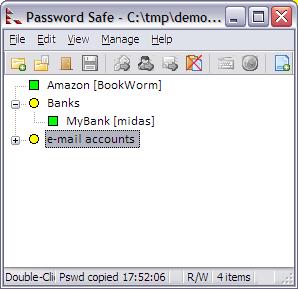 Use Password Safe in Windows 7