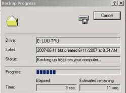 Use the Backup Utility in Windows XP