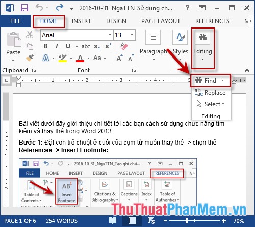 Use the Search and Replace Function in Word