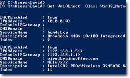 Use Windows Server 2008 Powershell to Perform Network Commands