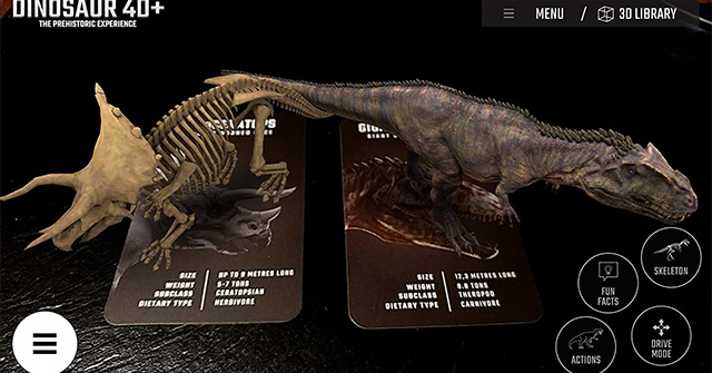 Using Dinosaur 4D + and 4D Dinosaur Collection