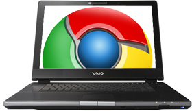 Vaio Laptop Will Ship with Chrome Browser