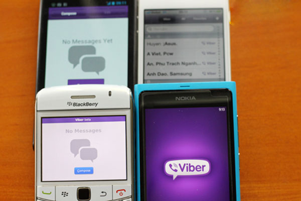 Viber Has Applications for Blackberry and Windows Phone