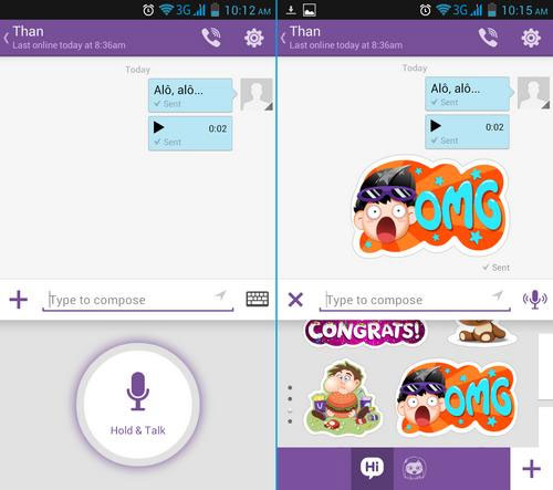 Viber Updates the Push-to-talk Feature