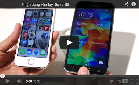 Video Comparing Opening Fingerprint Lock: 5S vs S5