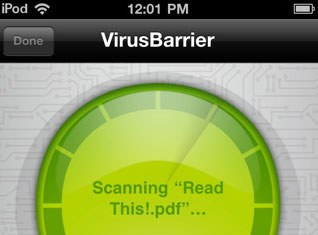 Virusbarrier: Virus Removal, the First Malware for iOS