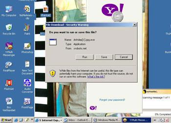 Warning of New Viruses Spread via Yahoo Messenger in Vietnam