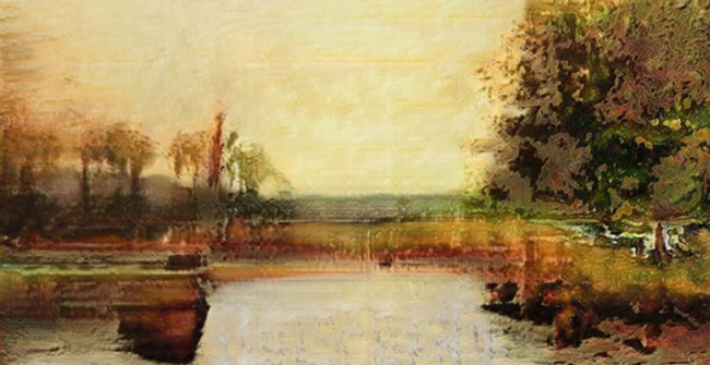 Watching Pictures Painted by Artificial Intelligence