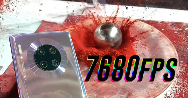 What Does the 'Super Slow' 7680fps Movie Recording Feature on the