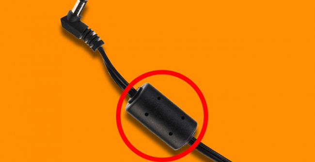 What Effect Does the Black Bureau on the Laptop Charger Cord Have?
