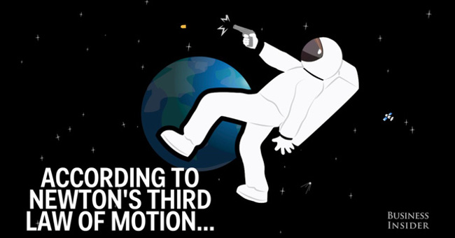 What Happens if You Shoot in Space: Ak-47 Rifle