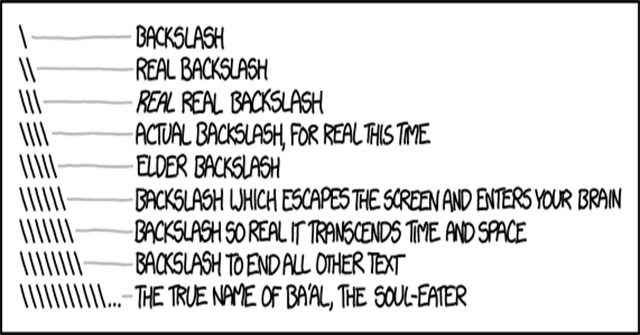 Why Does Windows Use Backslashes?