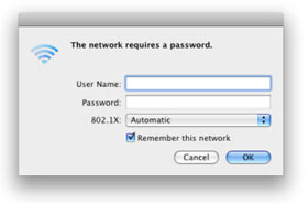 Wi-Fi Enterprise and 802.1x Encryption in Mac Os X