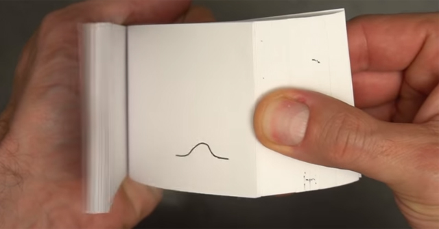With Great Creativity, This Guy Created a Lively Flipbook with Just